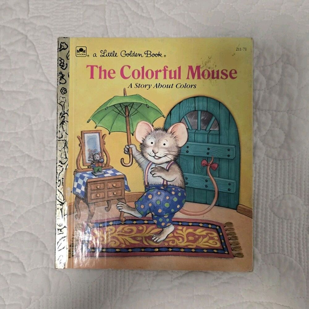 Golden Books Little Golden Book The Colorful Mouse Durrell Illustrated
